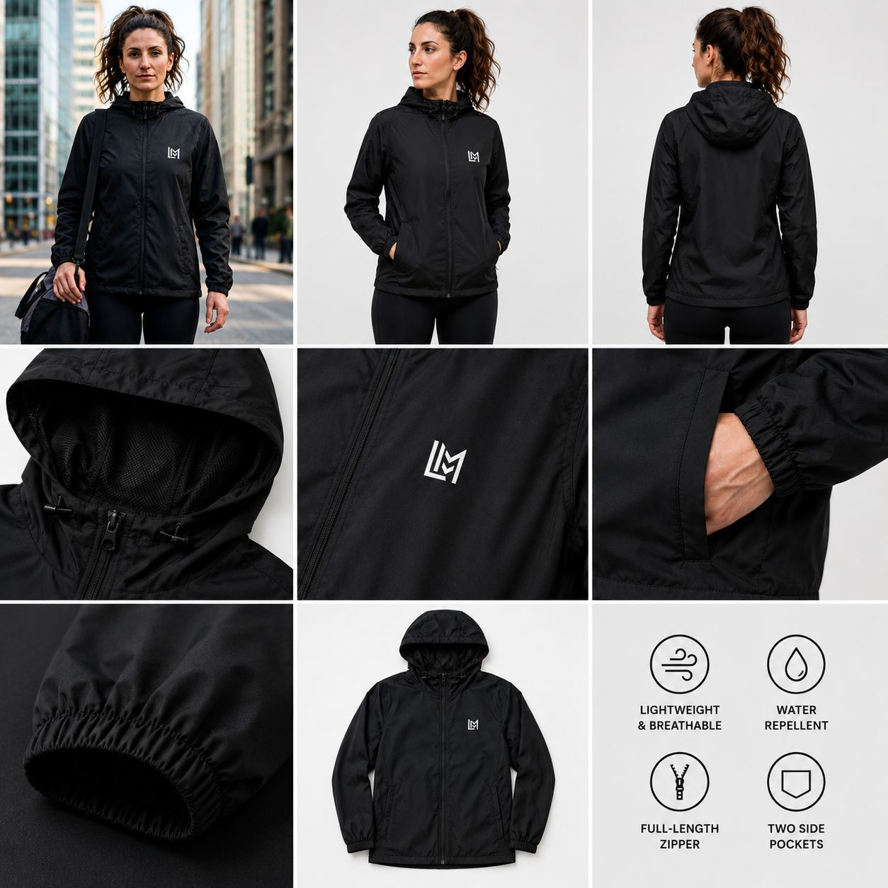 LIM Motion Windbreaker A lightweight windbreaker designed for movement, protection, and everyday versatility. Clean profile. Built to move with you.